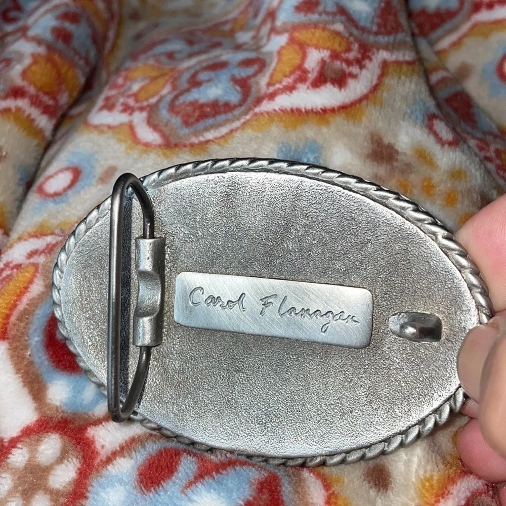CAROL FLANAGAN 2018 President’s Club Silver tone Buckle
